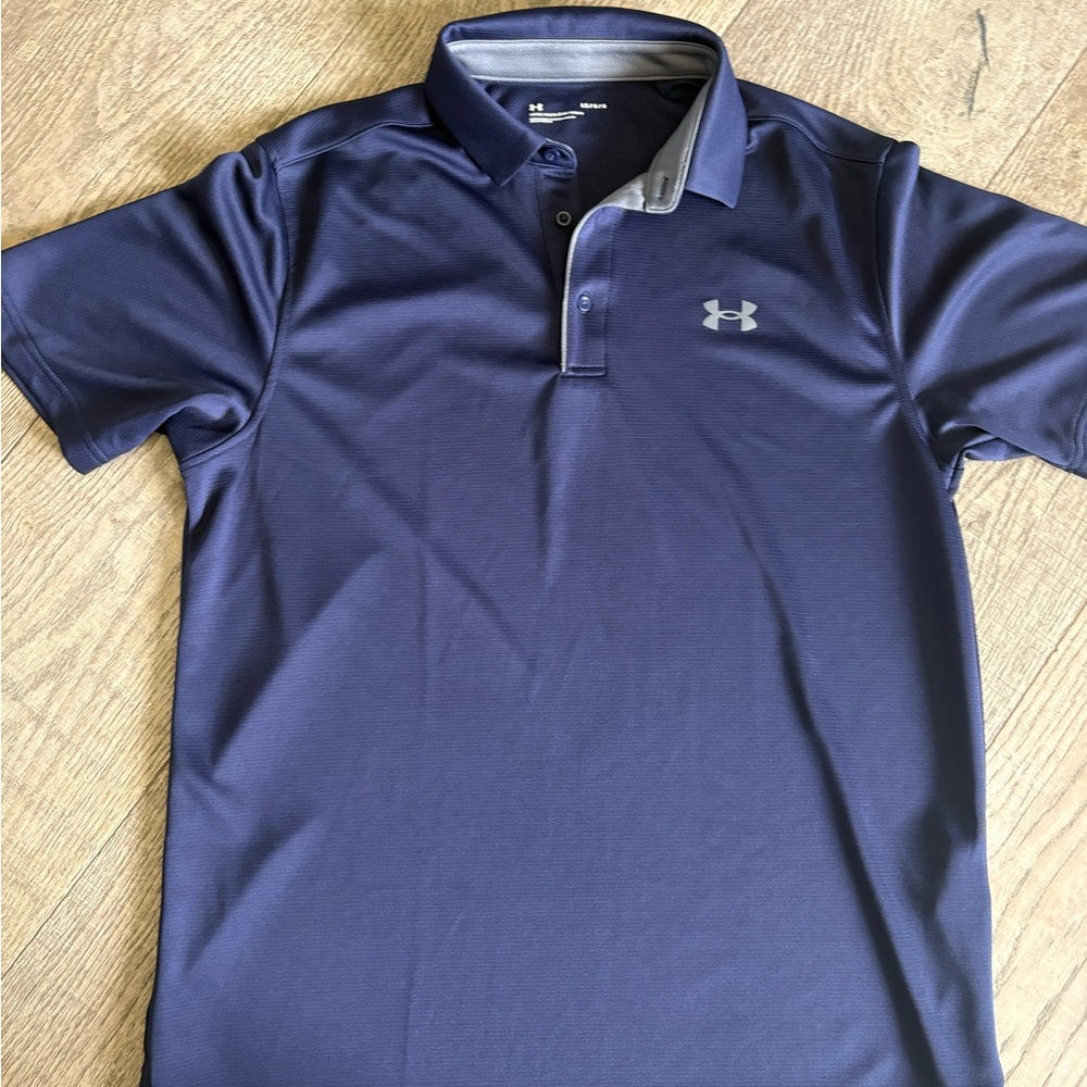 Under Armour Men's Navy Tech Polo Shirt